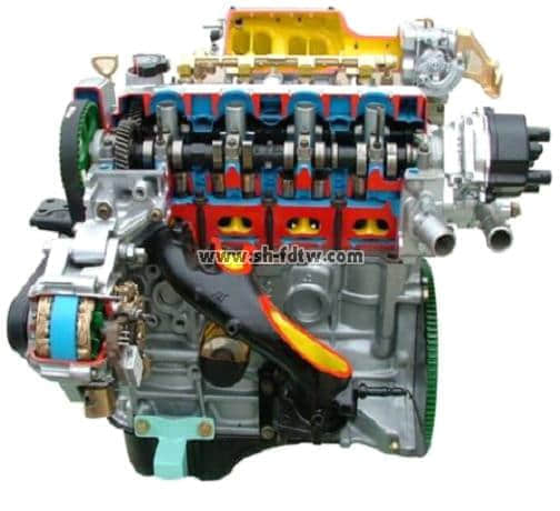 四缸電控汽油發(fā)動機解剖模型