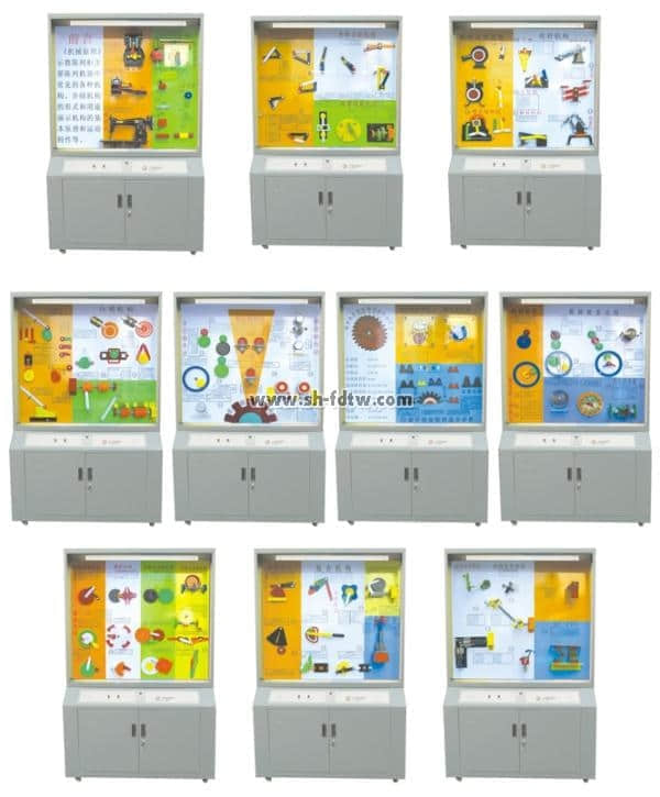 機械原理陳列柜（帶解說）