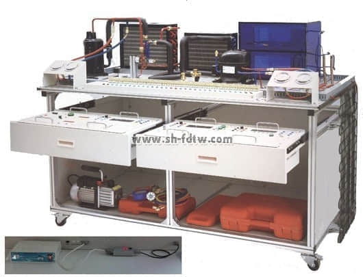 智能考核型空調(diào)冰箱組裝與調(diào)試實訓(xùn)考核裝置