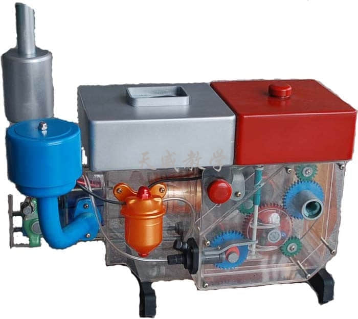 195柴油機(jī)總成模型