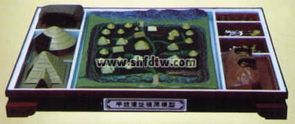 半坡遺址復(fù)原模型