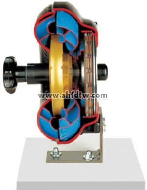 帶鎖止離合器的液力變矩器解剖模型