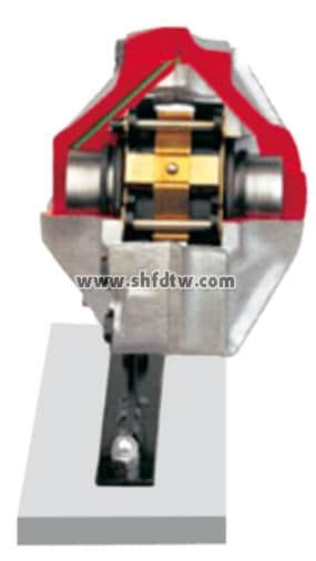 固定鉗盤(pán)式制動(dòng)器解剖模型