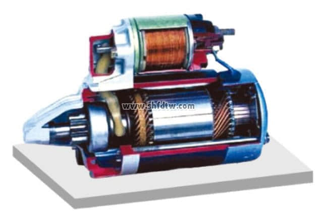 起動(dòng)電機(jī)解剖模型