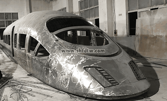 和諧號CRH380B模擬車廂制作實訓(xùn)艙16米