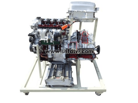 比亞迪F3DM驅(qū)動(dòng)傳動(dòng)系統(tǒng)解剖（發(fā)動(dòng)機(jī)總成+變速箱總成）實(shí)訓(xùn)臺(tái)